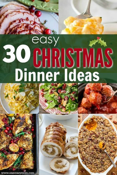 Get ready for your holiday meal with these Christmas dinner ideas.30 Christmas menu ideas family & friends will love.Find appetizers, side dishes & more! Easy Christmas Dinner Ideas, Christmas Menu Ideas, Christmas Dinner Dishes, Christmas Dinner Recipes Easy, Traditional Christmas Dinner, Easy Christmas Dinner, Christmas Dinner Ideas, Dinner Thanksgiving, Christmas Dinner Menu