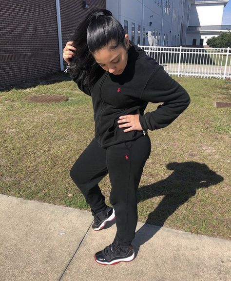 Baddie Jordan 11 Outfit, J11 Outfit Women, Jordan 11 Breds Outfit Women, Outfit Ideas With Jordan 11s, Concords 11 Outfit Women, Jordans 11 Outfit Women, Jordan 11 Bred Outfit Women, Jordan 11 Outfit Women Black, Jordans 11 Outfit