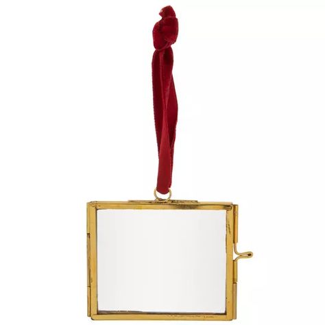 Rectangle Photo Frame Ornament | Hobby Lobby | 5962642 Double Sided Picture Frame, Red Velvet Fabric, Photo Frame Ornaments, Frame Ornament, Baking Art, Favorite Picture, Ornament Frame, Burgundy Velvet, Frame Crafts