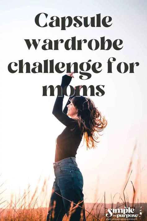 Minimalist mom of three shares her approach to decluttering the closet and how she uses a capsule wardrobe challenge to help her with this. The #moms30for30 has been going on since 2014, this is wearing 30 items of clothes for 30 days. Vision For Your Life, Declutter Closet, Minimalist Mom, Wardrobe Challenge, Simplify Your Home, Capsule Wardrobe Closet, Big Six, Mom Of Three, The Enneagram