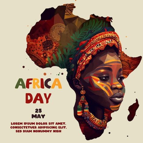 Africa Day, Honours Degree, Pan Africanism, Social Media Post Template, African Art Paintings, African Culture, Design Minimal, Landscape Wallpaper, Post Templates