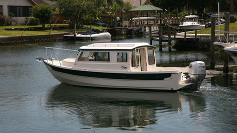 Road Trip: A Trailerable Trawlers Round-Up - PassageMaker Trailerable Trawler, Cabin Cruiser Boat, Ranger Tugs, Outboard Boats, Small Sailboats, Cabin Cruiser, Below Deck, Coast To Coast, Gulf Of Mexico