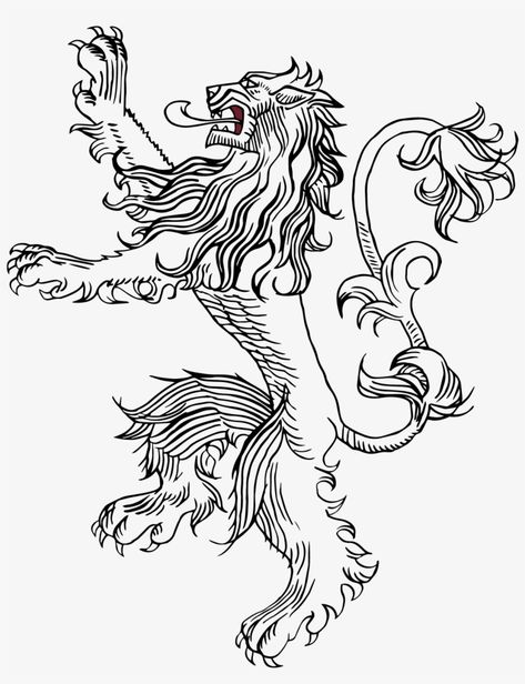 Sigil Drawing, House Velaryon Sigil, House Lannister Wallpaper, House Baratheon Sigil, House Lannister Sigil, Lannister Sigil, Florida Outline, House Outline, House Lannister