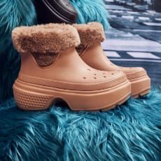 Warm & Fuzzy Clogs, Sandals, & Boots | Crocs™ Fuzzy Clogs, Fuzzy Crocs, Clogs Crocs, Fall Adventures, Cold Weather Shoes, Lined Crocs, Lined Shoes, Clogs Sandals, Comfortable Ankle Boots