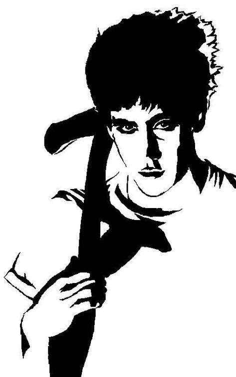 Donnie Darko Tattoo, Celeb Portraits, Cool Stencils, Face Stencils, Donnie Darko, Graphic Poster Art, Leg Sleeve, Silhouette Stencil, Shadow Art