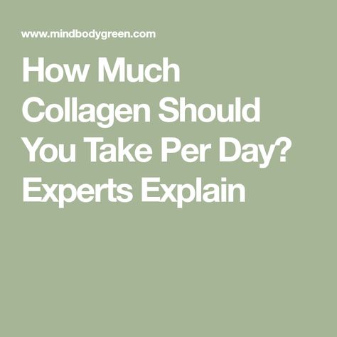 How Much Collagen Should You Take Per Day? Experts Explain Taking Collagen, Best Magnesium, Hum Nutrition, Sweet Smoothies, Magnesium Benefits, Magnesium Glycinate, Collagen Supplements, Collagen Protein, Collagen Powder