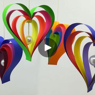 495K views · 16K reactions | Valentine's Day Special 3d heart | Heart Making Easy Tutorial | DIY Paper Crafts | 3d Paper Heart Making Easy Tutorial For Valentine's Day Special Decoration ideas. #heart #decoration | By Origami Art & Crafts | Facebook Paper Crafts 3d, 3d Origami Heart, Hearts Paper Crafts, Origami Heart, 3d Origami, 3d Heart, Valentine Day Special, Paper Heart, Origami Art