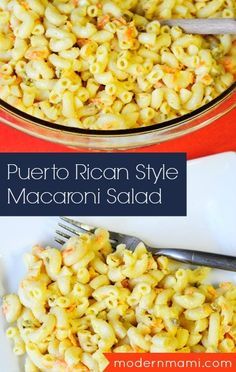 Puerto Rican Style, Spanish Cooking, Latin Dishes, Hispanic Dishes, Recetas Puertorriqueñas, Puerto Rican Dishes, Boricua Recipes, Macaroni Salad Recipe, Rican Food