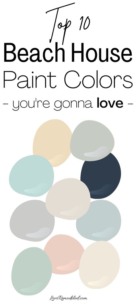 Beach House Paint Colors Beach Theme Paint Colors Living Room, Best Paint Colors For Beach House, East Coast Paint Colors, Gray Beach House Decor, Whole House Coastal Paint Scheme, Seaglass Color Bedroom, Coastal Decor Paint Colors, Best Beachy Paint Colors, Coastal Kitchen Ideas Color Pallets