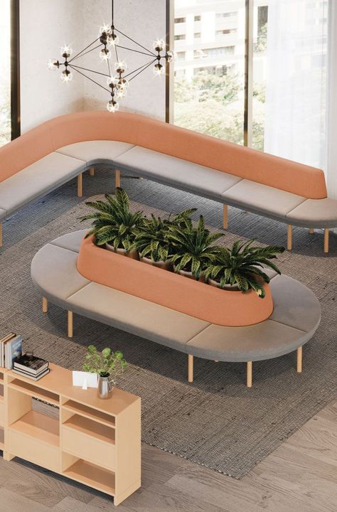 The sofa bench modular system creates the perfect space up to you, whether it's in a circle, oval or placed against a long wall take to easily designed. Oval Bench, Long Walls, Sofa Bench, Modular System, A Circle, Beech Wood, Bangkok, Bench, Sofa