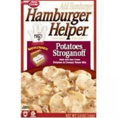 Hamburger Helper Potato Stroganoff, Potato Stroganoff Recipe, Potatoes Stroganoff, Potato Stroganoff, Extraordinary Ordinary, Hamburger Meals, Hamburger Helper Recipes, Ground Beef Stroganoff, Homemade Hamburger