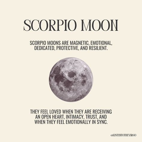 The Moon Signs and How They Feel Loved 🌙 #Listentothevirgo New Moon Scorpio, Scorpio Moon Aesthetic, Taurus Sun Scorpio Moon, Life Path 4, Scorpio Aesthetic, Feminine Tips, Sun Scorpio, Taurus Sun, Wicca Recipes