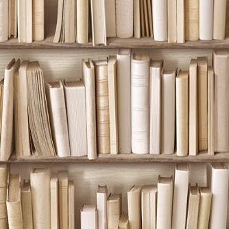 Things to remember: Knowledge is power Bookcase Library, Library Wallpaper, Wallpaper Antique, Books Study, White Bookshelves, Library Aesthetic, Feature Wallpaper, Cozy Room Decor, Book Study