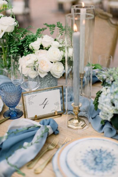 Wedding 101, Blue Wedding Decorations, Flowers And Candles, Rustic Wedding Decorations, Blue Wedding Inspiration, Banquet Decorations, Blue Themed Wedding, Wedding Colors Blue, Blue Palette