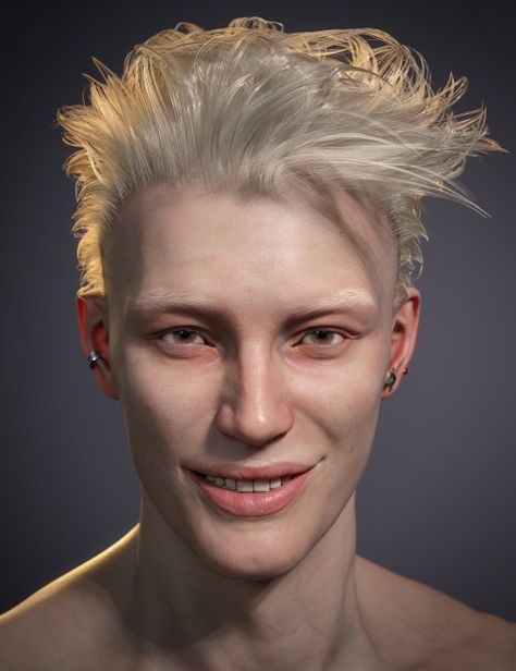 Torment 8.1 | 3D Character for Daz Studio #dazstudio #3dmodel Act Test, Ielts Test, Androgynous Look, Realistic Eye, Daz Studio, Daz 3d, Poor People, Computer Graphics, New Skin