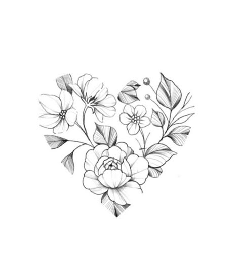 https://www.fiverr.com/share/WdKbVX Heart Flowers, Heart Tattoo Designs, Tattoo Stencil Outline, Floral Tattoo Design, Flower Tattoo Designs, Simplistic Tattoos, Line Tattoos, Tattoo Stencils, Mini Tattoos