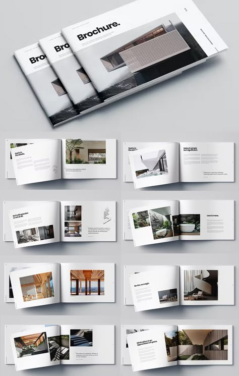 Architecture Firm Portfolio, Portfolio Layout Architecture, Concept Board Layout, Architectural Brochure, Professional Architecture Portfolio, Architecture Portfolio Cover, Cover Architecture, Portfolio Design Layouts, Best Portfolio Websites