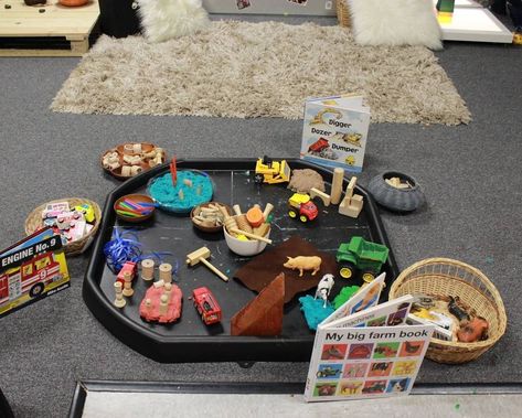 Loose Parts Play, Toddler Class, Big Farm, Things That Go, Tuff Tray, Reggio Inspired, Kinetic Sand, Loose Parts, Of Course