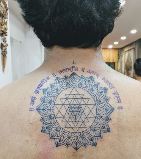 Shakti Tattoo, Sri Yantra Tattoo, Ganesh Tattoos, Vintage Compass Tattoo, Divine Intelligence, Esoteric Tattoo, Manifestation Tattoo, Kali Yantra, Mandala Tattoos For Women