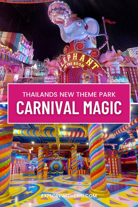 3 Reasons To Visit Thailand’s Newest Theme Park: Carnival Magic - Explore With Erin Carnival Magic Phuket, Carnival Magic, Visit Thailand, Family Travel Destinations, New Theme, Thailand Travel, Travel Bucket List, Phuket, Theme Park