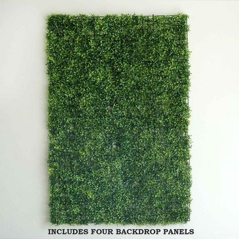 Offering High Quality Fake Decorative Flowers and Foliage at efavormart.com. Purchase Life-like Boxwood Wall Panels to bring a Garden feel to your Home and Party Ambiance. Boxwood Hedge Wall, Grass Backdrops, Privacy Wall, Boxwood Hedge, Artificial Plant Wall, Small Leaves, Grass Wall, Artificial Boxwood, Walled Garden