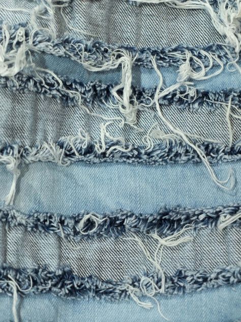 Fabric Details Texture, Distressed Denim Fabric, Denim Pattern Texture, Denim Close Up, Denim Mood Board, Denim Textiles, Denim Swatch, Textured Clothes, Denim Moodboard