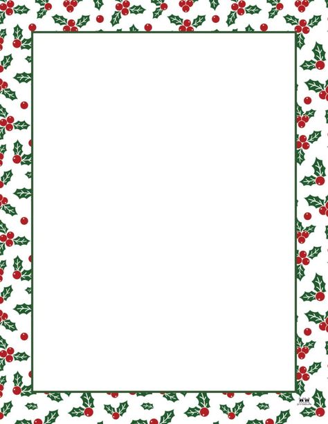 Choose from 60 unique Christmas borders perfect for whatever use you may need them for. All borders are 100% FREE and can be printed from home! Christmas Borders Clipart, Christmas Borders Free Printable, Printable Frames And Borders, Christmas Borders And Frames, Christmas Border Design, Free Printable Borders, Free Christmas Borders, Printable Borders, Christmas Borders