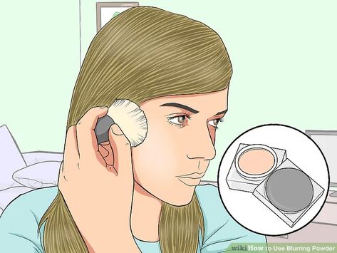 3 Ways to Use Blurring Powder - wikiHow Appearance Tips, Blurring Powder, Normal Makeup, Glossier Lipstick, Event Makeup, Large Pores, Professional Makeup Artist, San Francisco Bay Area, Matte Lips