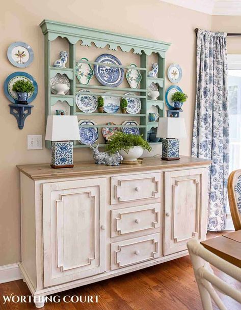 A spring home tour including easy ideas for incorporating greenery into your home decor for this most anticipated season. Decorative Plate Display Ideas, Decorating For Spring, Beige Wall Colors, All White Room, Best Paint Colors, Affordable Decor, Plate Display, White Rooms, Beige Walls