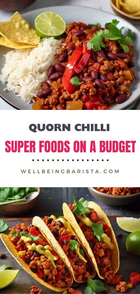 Try our easy-to-make Quorn Chilli con Carne recipe—a vegetarian, healthy, and satisfying meal bursting with flavor! Whether you're vegetarian or simply seeking dinner variety, this dish is a must-try that will leave you craving more. Quorn Chilli, Quorn Recipes, Chilli Con Carne Recipe, Carne Recipe, Con Carne Recipe, Vegetable Puree, Kidney Beans, Chicken Casserole, Satisfying Food