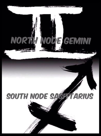 South Node Sagittarius, South Node In Sagittarius, North Node Gemini, North Node In Gemini, Gemini North Node, Capricorn Moon, Learn Astrology, Birth Chart Astrology, Natal Charts