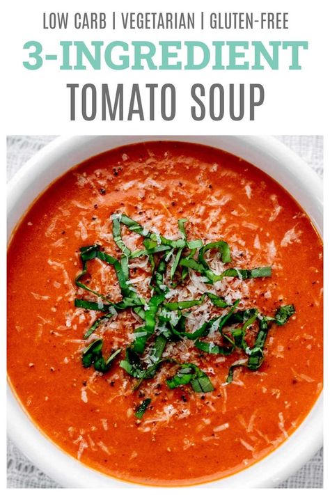 Tomato Soup With Canned Tomatoes, Gluten Free Tomato Soup, Easy Homemade Tomato Soup, Quick Tomato Soup, Tomato Soup Healthy, Easy Tomato Soup Recipe, Homemade Tomato Soup Recipe, Homemade Tomato Soup, Tomato Soup Easy