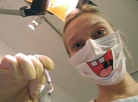 Ha ha ha!, As an oral surgery assistant I really want these masks!! :) Dentist Humor, Kusadasi, Family Dental, Dental Humor, Oral Health Care, Dental Hygienist, Dental Assistant, Dental Hygiene, Cosmetic Dentistry