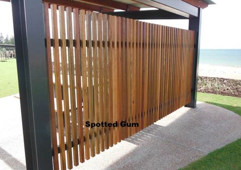 Timber Screens Outdoor, Contemporary Landscapes, Garage Screen Door, Timber Screens, Building Entrance, Fence Screening, Master Bath Remodel, Home On The Range, Post And Beam