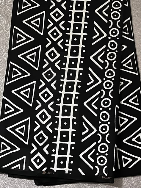 Black And White African Pattern, African Patterns And Prints, Ankara Fabric Pattern, African Motifs Pattern, Ankara Print Pattern, African Patterns Design, Black And White African Art, African Fabric Patterns, African Pattern Fabric