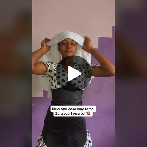 Long time no fashion hack. Here is a new way to tie your zara scarf ea... | TikTok How To Tie Zara Scarf, Zara Scarf, Lace Fashion, Fashion Designer, Zara, Couture, Lace, Fashion Design, Fashion Tips