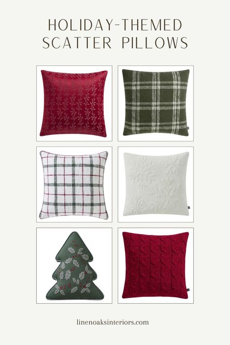 Want to add a touch of festive decor to your home? Check out these holiday themed scatter pillows and budget friendly decor ideas to get you in a Christmas mood. Elevate your holiday decor with these festive pillows, ideal for your bedroom, favorite chair entryway bench or couch.

#scatterpillows #holidaydecor #festivedecor #decorideas Pillows On Couch Ideas, Christmas Pillows On Couch, Chair Entryway, Scatter Pillows, Pillows On Couch, My Texas House, Couch Ideas, Texas House, Holiday Decor Ideas