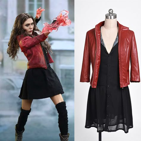 New 2016 The Avengers Scarlet Witch Wanda Maximoff Cosplay Costume Superhero Scarlet Witch Costume Halloween Costume for Women #Halloween Witch Costumes http://www.ku-ki-shop.com/shop/halloween-witch-costumes/new-2016-the-avengers-scarlet-witch-wanda-maximoff-cosplay-costume-superhero-scarlet-witch-costume-halloween-costume-for-women/ Wanda Maximoff Costume, Wanda Maximoff Cosplay, Avengers Scarlet Witch, Halloween Witch Costumes, Spider Woman Costumes, Witch Costume Halloween, Marvel Halloween Costumes, Superhero Costumes Female, Superhero Halloween Costumes