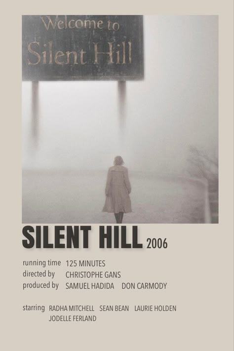 Silent Hill Film, Silent Hill Movie, Alessa Gillespie, Silent Hill 2006, October Movies, Indie Movie Posters, Film Recommendations, Movie Card, Girly Movies