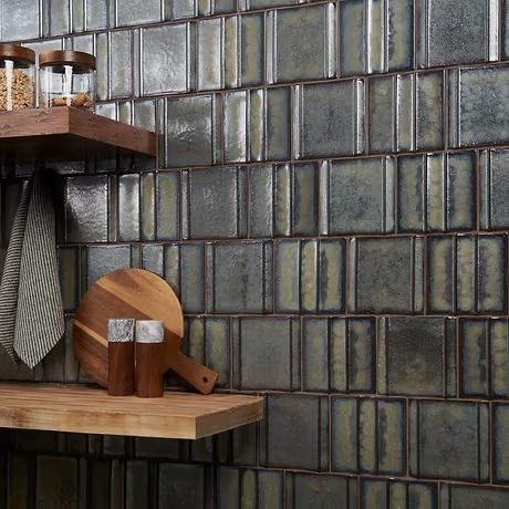 2024 Tile Design Trends | TileBar.com Green Kitchen Backsplash, Green Tile Backsplash, Bar Tile, Green Backsplash, Dimensional Tile, Matte Porcelain Tile, Polished Porcelain Tiles, Glass Tile Backsplash, Tile Trends