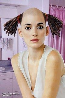 Uuuugh, i think I can truly say that this is the worst hair style I have ever seen.  Sorry. Weird Haircuts, Ugly Hair, Bad Haircut, Natural Hair Styles Easy, Girl Haircuts, Hair Photo, Crazy Hair, Bad Hair Day, Elegant Hairstyles