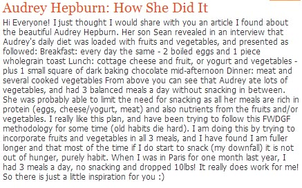 Audrey Hepburn Diet Audrey Hepburn Workout, Audrey Hepburn Recipes, Audrey Hepburn Body, Audrey Hepburn Diet, Hollywood Diet, The Chic Diet, Chic Diet, Small Breakfast, Health And Fitness Expo