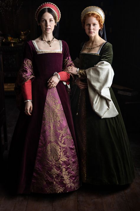 Tudor Dress Princesses, Elizabeth Costume, Becoming Elizabeth, Alicia Von Rittberg, Jessica Raine, Katherine Parr, Tudor Gown, Elizabethan Fashion, Tudor Dress