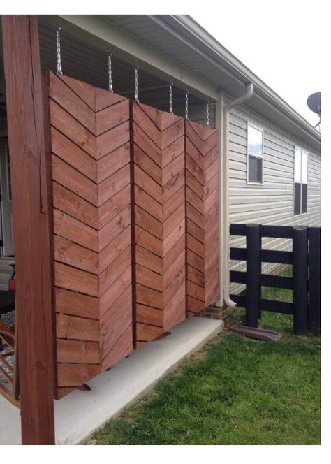 Privacy Fence Decorations, Backyard Privacy Fence, Cheap Privacy Fence, Hot Tub Privacy, Ikea Outdoor, Owner Builder, Diy Screen Door, Pergola Diy, Patio Privacy Screen