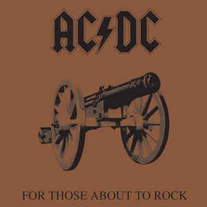 https://www.discogs.com/ACDC-For-Those-About-To-Rock-We-Salute-You/release/2766229 Rock Album Cover, Phil Rudd, Classic Rock Albums, Rock Album Covers, Musica Disco, Classic Album Covers, Bon Scott, Brian Johnson, Rock Cover