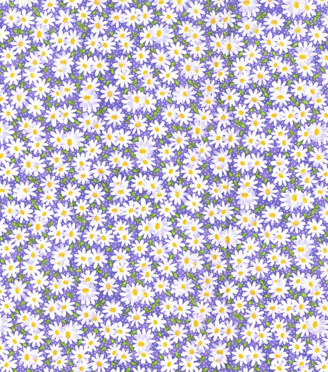 Fox Fabric, Geometric Fabric, Purple Fabric, Cotton Quilting Fabric, Daisy Print, Purple Backgrounds, Joanns Fabric And Crafts, Dark Purple, Fabric By The Yard