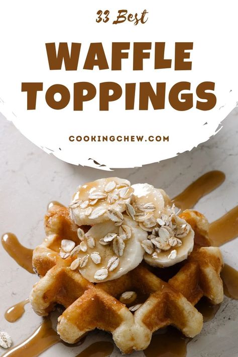 Favorite Chili Recipe, Peanut Butter Nutella, Better Breakfast, Savory Waffles, Waffle Bar, Peanut Butter Ice Cream, Waffle Sandwich, Amazing Food Decoration, Breakfast Waffles