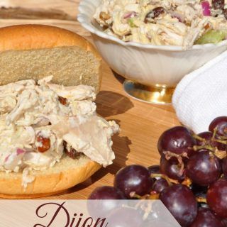 Dijon Chicken Salad Dijon Chicken Salad, Asian Chicken Salad Recipe, Honey Dijon Chicken, Dijon Chicken, Asian Chicken Salads, Easy Chicken Salad, The Seasoned Mom, Healthy Chicken Salad, Chicken Salad Sandwich