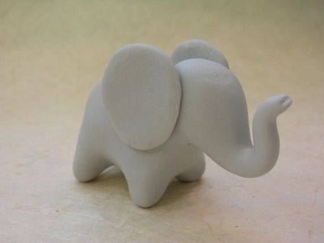 Excellent Cost-Free Clay sculpture elephant Tips Lucky Baby Elephant – Fimo Polymer Clay Figur Cake Topper-Totem für die Babyparty #Clay #CostFree #elephant #Excellent #sculpture #Tips Sculpt Ideas, Figure Cake, Clay Crafts For Kids, Fimo Polymer Clay, Polymer Clay Figures, Polymer Clay Animals, Polymer Crafts, Clay Figurine, Clay Animals