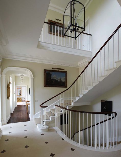 Scotland - Todhunter Earle Interiors Country House Hallway, Scottish Country House, Traditional Hallway, Edward Bulmer, House Hallway, Heritage Paint, 18th Century House, Scottish House, Natural Paint